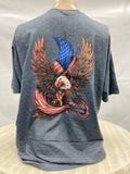 Short Sleeve T-Shirt w/Left Chest & Full Back Design
